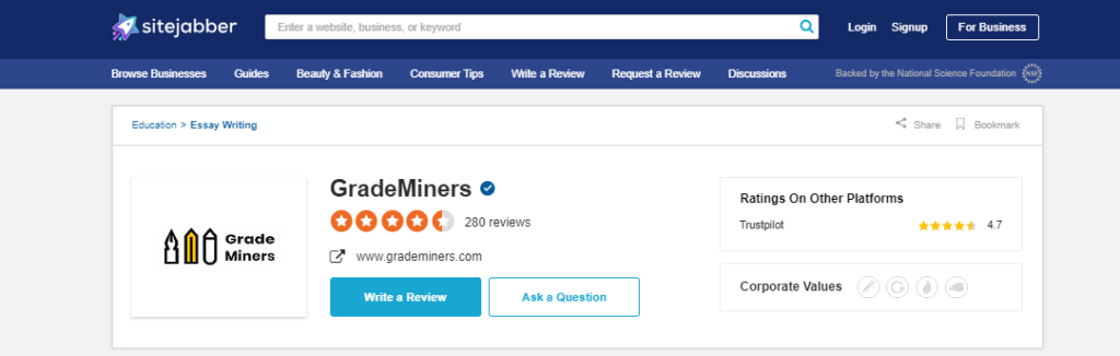 grademiners reviews