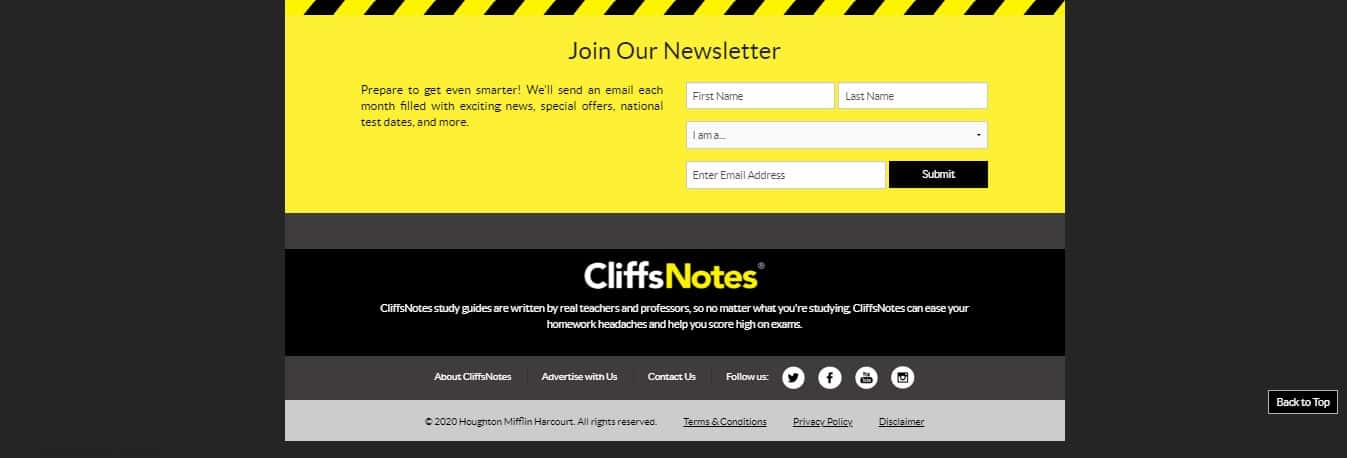 cliffsnotes