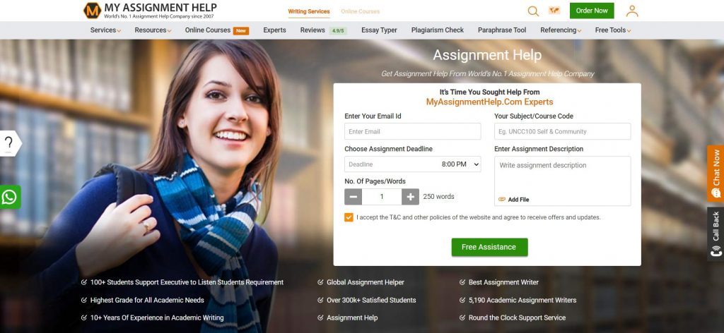 Myassignmenthelp Review