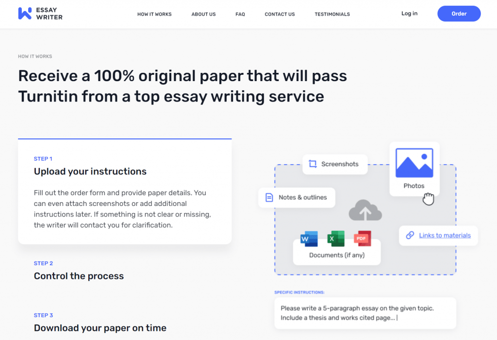 essaywriter how it works