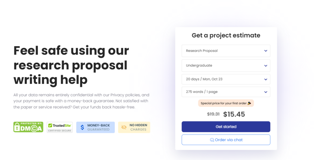 Phdresearchproposal.org Prices